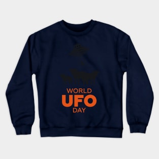 World UFO Day Crewneck Sweatshirt